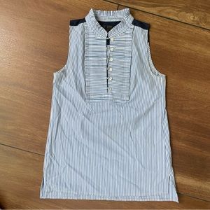 Women’s J. Crew sleeveless striped top, size 00, nearly brand new